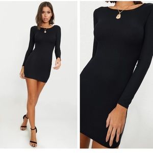 PLT long sleeve mini dress